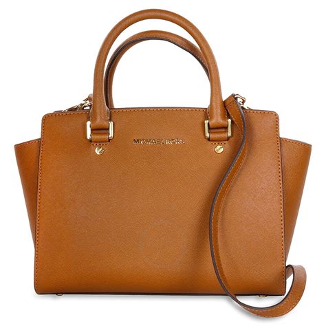 larger view michael michael kors selma medium satchel|selma leather satchel.